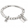 Bracciale Unisex Unode50 Modello Sortuda Collezione Inmensidad In Argento Placcato M