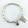 Bracciale Unisex Unode50 Modello Sortuda Collezione Inmensidad In Argento Placcato M