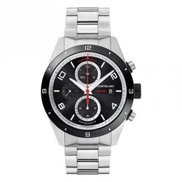 Montblanc Cronografo Automatico Timewalker Nero 43mm In Acciaio 116097