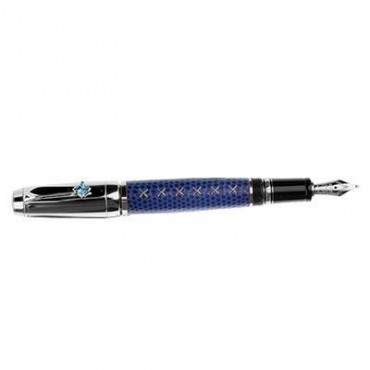 Montblanc Penna Stilografica Boheme Jewels Con Topazio Azzurro 9931