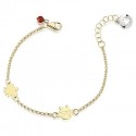 Roberto Giannotti Babies Bracciale Bambino Con Angelo E Coccinella In Oro Nkt245