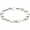 Bracciale Comete Gioielli Easy Basic In Oro Bianco 18kt Con Perle Brq 109 Am