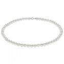 Collana Da Donna Comete Gioielli Easy Basic In Oro Bianco Con Perle Fwq 105 Am
