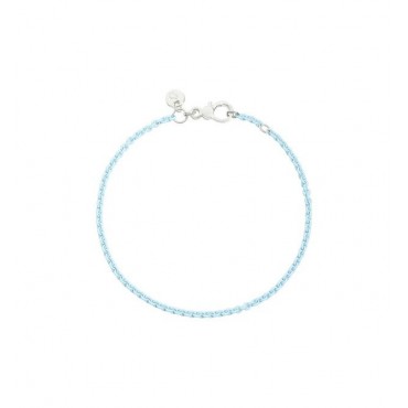 Bracciale in Argento laccato Azzurro Pastello - DoDo