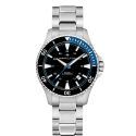 Orologio automatico uomo Hamilton Khaki Navy - Tempo Data - Cinturino in acciaio - H82315131