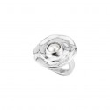 Anello donna uno de 50 Texcoco bagnato in argento con perla bianca realizzato a mano ANI0589BPLMTLOL