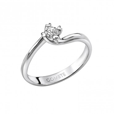 Anello donna Comete Gioielli in Oro Bianco e Diamanti collezione Pegno D'amore - ANB 1581