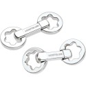Gemelli Montblanc Heritage In Acciaio Pregiato 109979