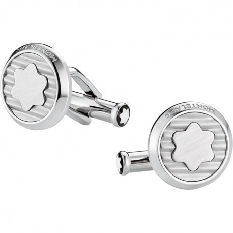 Gemelli Uomo Montblanc Urban Spirit con chiusura a clip in Acciaio colore Silver 114770