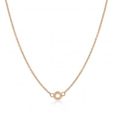 Collana donna Rosato componibile con charm in Argento placcatura in Oro Rosa 43-49cm - RCL05