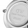 Orologio donna Daniel Wellington Petite Sterling cassa 32mm Silver quadrante Bianco cinturino in Maglia milanese Silver