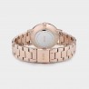 Orologio Donna Cluse Le Couronnement 3 Quarzo 33mm cassa Rose Gold quadrante Bianco cinturino in Acciaio