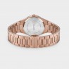 Orologio Donna Cluse Vigoureux H Quarzo 33mm cassa Rose Gold quadrante Bianco cinturino in Acciaio