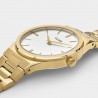 Orologio Donna Cluse Vigoureux H Quarzo 33mm cassa Oro quadrante Bianco cinturino in Acciaio