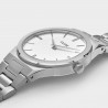 Orologio Donna Cluse Vigoureux H Quarzo 33mm cassa Silver quadrante Bianco cinturino in Acciaio