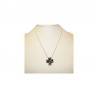 Recarlo Girocollo in oro gr 4,80 con diamanti black e white