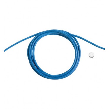 Cordino Blu Royal Sottile con Sigillo in Argento- Dodo