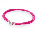 Bracciale in Tessuto Fucsia  Pandora