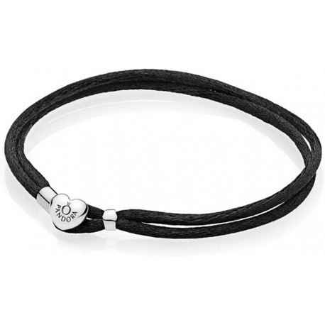 Bracciale in Tessuto Nero