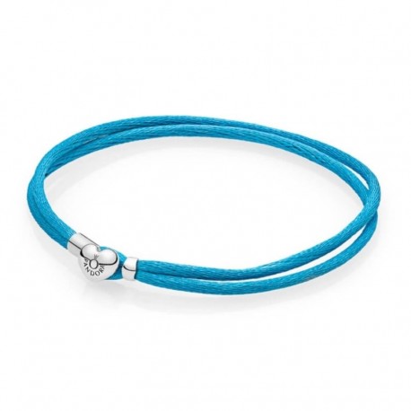Bracciale in Tessuto Turchese Pandora