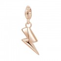 Saetta Charm Rosato in argento 925‰, galvanica oro rosa