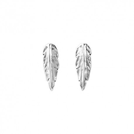 Orecchini donna Unode50 Piuma Argento ARGENTO 925AZIENDA SPAGNOLA
