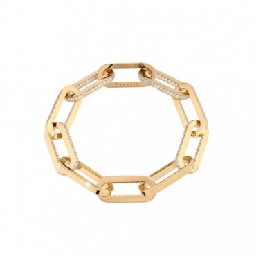 Bracciale donna Rebeca modello Stockholm con maxi catena e cristalli