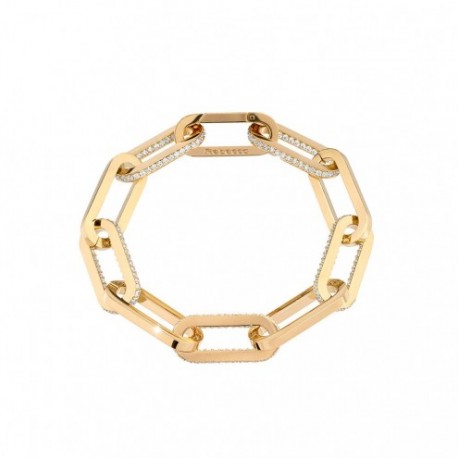 Bracciale donna Rebeca modello Stockholm con maxi catena e cristalli