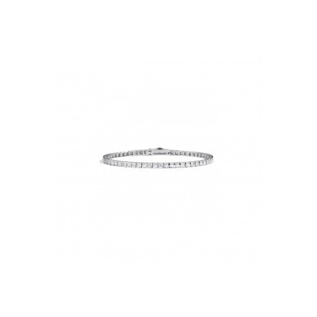 Bracciale Tennis Recarlo Collezione Face Cube in Oro e Diamanti 1,60 Ct