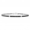 bracciale tennis uomo Recarlo facecube ref.t39se887-kx in oro 750