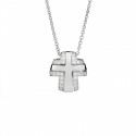 Collana Recarlo Croce Componibile in Oro e Diamanti Collezione Lucrezia 0,42 Ct