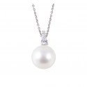 Collana Recarlo con Perla Akoya e Tre Diamanti P01TS731/AK0850-45