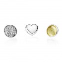Charm Pandora Pietra Natale Novembre Componibile Petite Memories, in Argento, Zirconi e Pietra Colorata