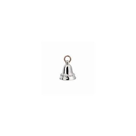 Fortunella Queriot con Pallini in Argento Lucido e Oro Rosa 9Kt