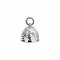 Fortunella Queriot Intreccio in Argento lucido e Oro Rosa 9 Kt