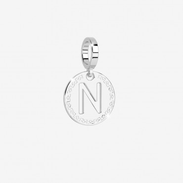 Pendente Lettera N Rebecca in Argento