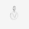 Pendente Lettera V Rebecca in Argento