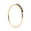 Anello PdPaola Oro Black Misty Daze Collection in Argento 92 - AN01-118-12