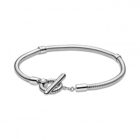 Bracciale Pandora Maglia Snake con Chiusura a T in Argento Sterling 925