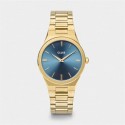 Orologio Uomo Cluse Vigoureux 33 Al quarzo 33mm cassa in Acciaio quadrante Blu cinturino in Acciaio