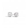 Orecchini Solitario Donna Recarlo Collezione Anniversary in oro bianco e diamante  Ct 0,23