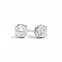 Orecchini Solitario Recarlo in Oro Bianco e Diamante 0,61 Ct
