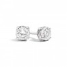 Orecchini Solitario Recarlo in Oro Bianco e Diamante 0,61 Ct