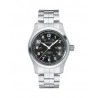 Orologio Orologio Hamilton  Khaki Field Automatico cassa da 42mm Argento/ Silver in Acciaio quadrante Nero cinturino in Acciaio