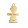 Ciondolo Bimba Oro Puro in Oro giallo