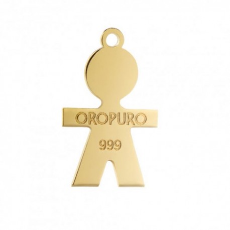 Ciondolo Bimbo  Oro Puro in Oro giallo