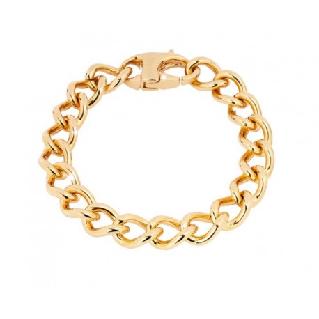 Bracciale Maglia Rotonda Donna Rebecca Groumette in Argento Bronzo Placcato Oro