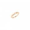 Anello Donna Dodo Bollicine in  Oro Rosa   con Diamanti