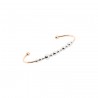 Bracciale Cuff  Donna Dodo Bollicine in Oro Rosa e ArgentoDBC1000BOLLI0009A