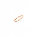 Anello Donna Dodo Bollicine in  Oro Rosa con Diamanti